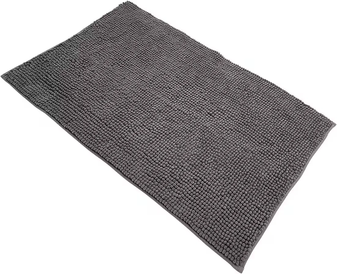 WAIDMEISTER Badematte Chenille rutschfest Badezimmerteppich Wellness