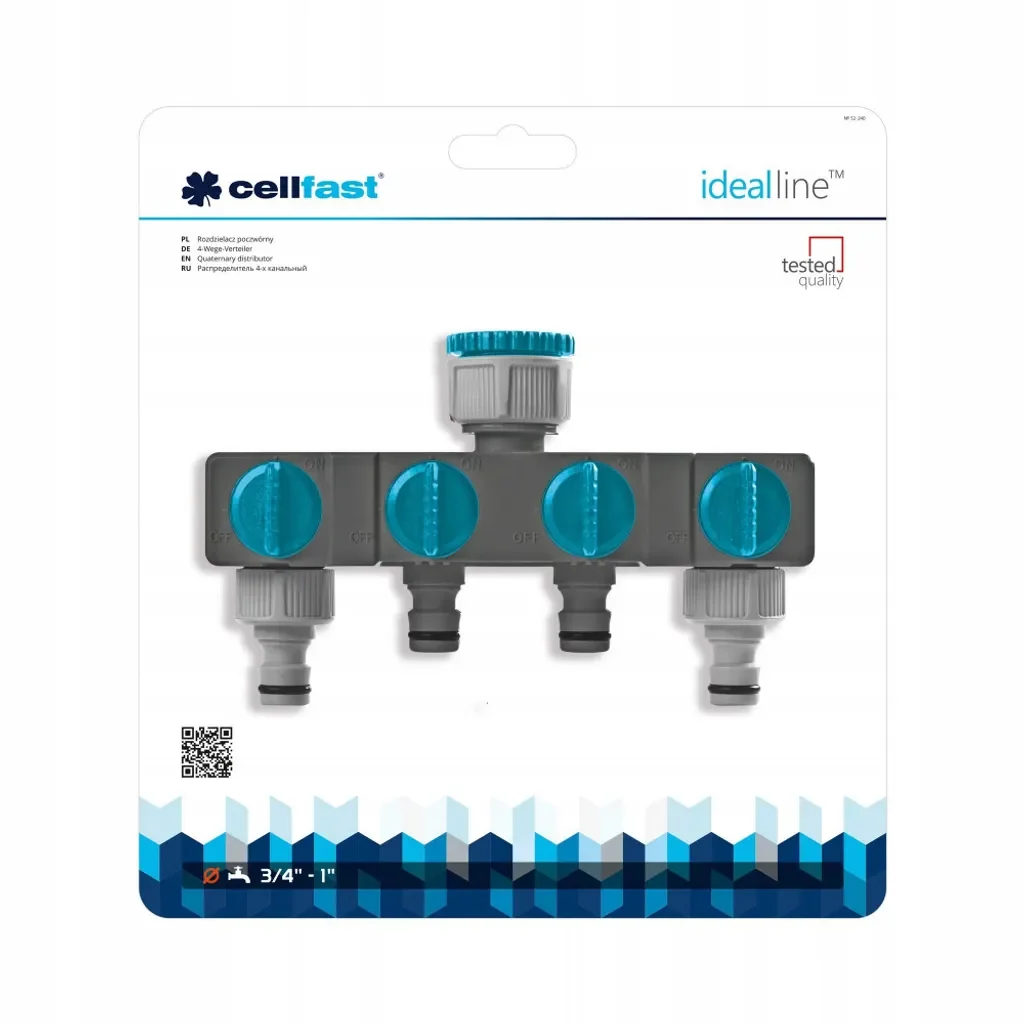 CELLFAST Ideal Griffin Wasserverteiler für Gartenschläuche