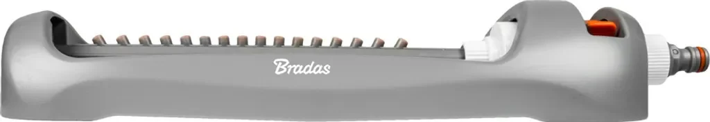 Bradas WHITE LINE Viereckregner 16 Düsen grau orange Rasensprenger