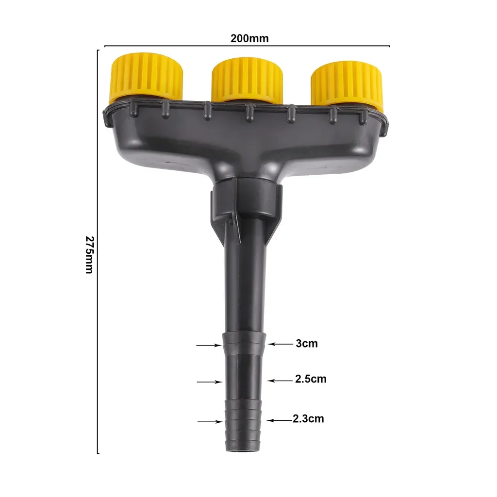 Rosikey Gartensprinkler verstellbar mit 3 Düsen für Rasenbewässerung