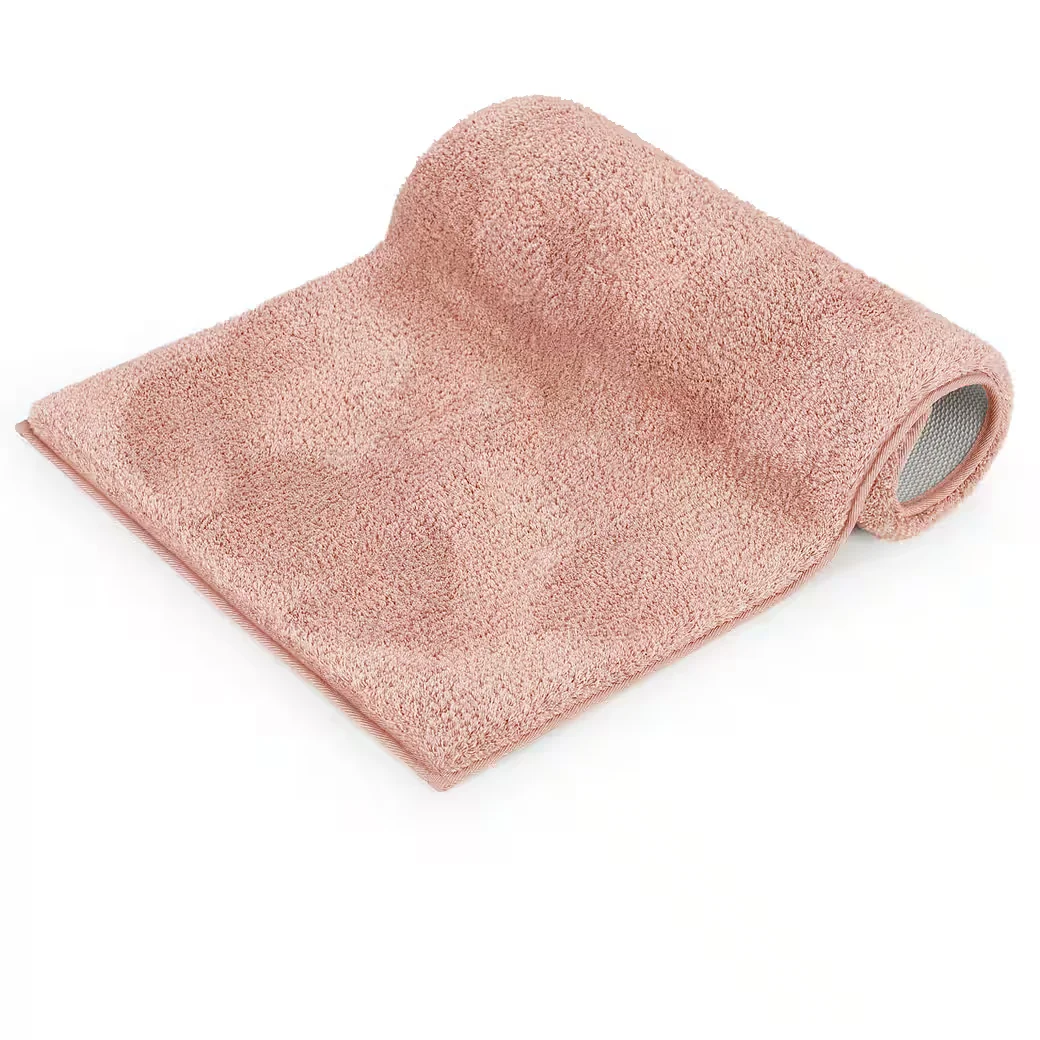 BLUMTAL Badematte 50x80 cm rutschfest weich waschbar Badezimmerteppich