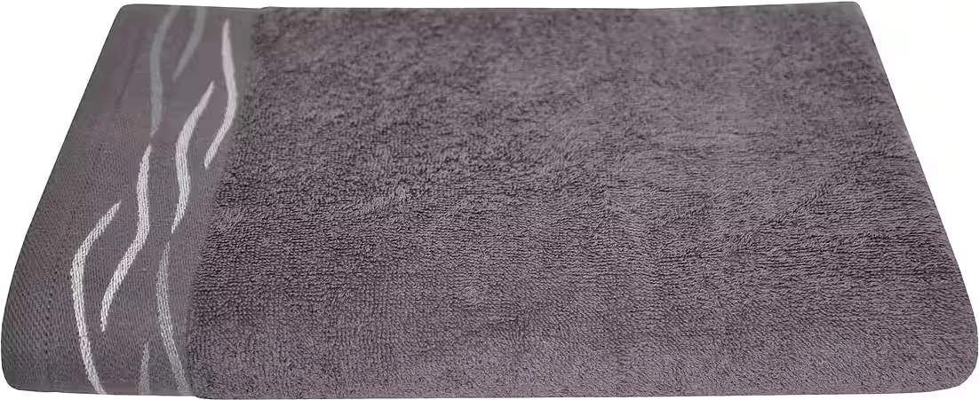 DYCKHOFF Duschtuch Wave Frottier Set 1 St mit Jacquard Bordüre