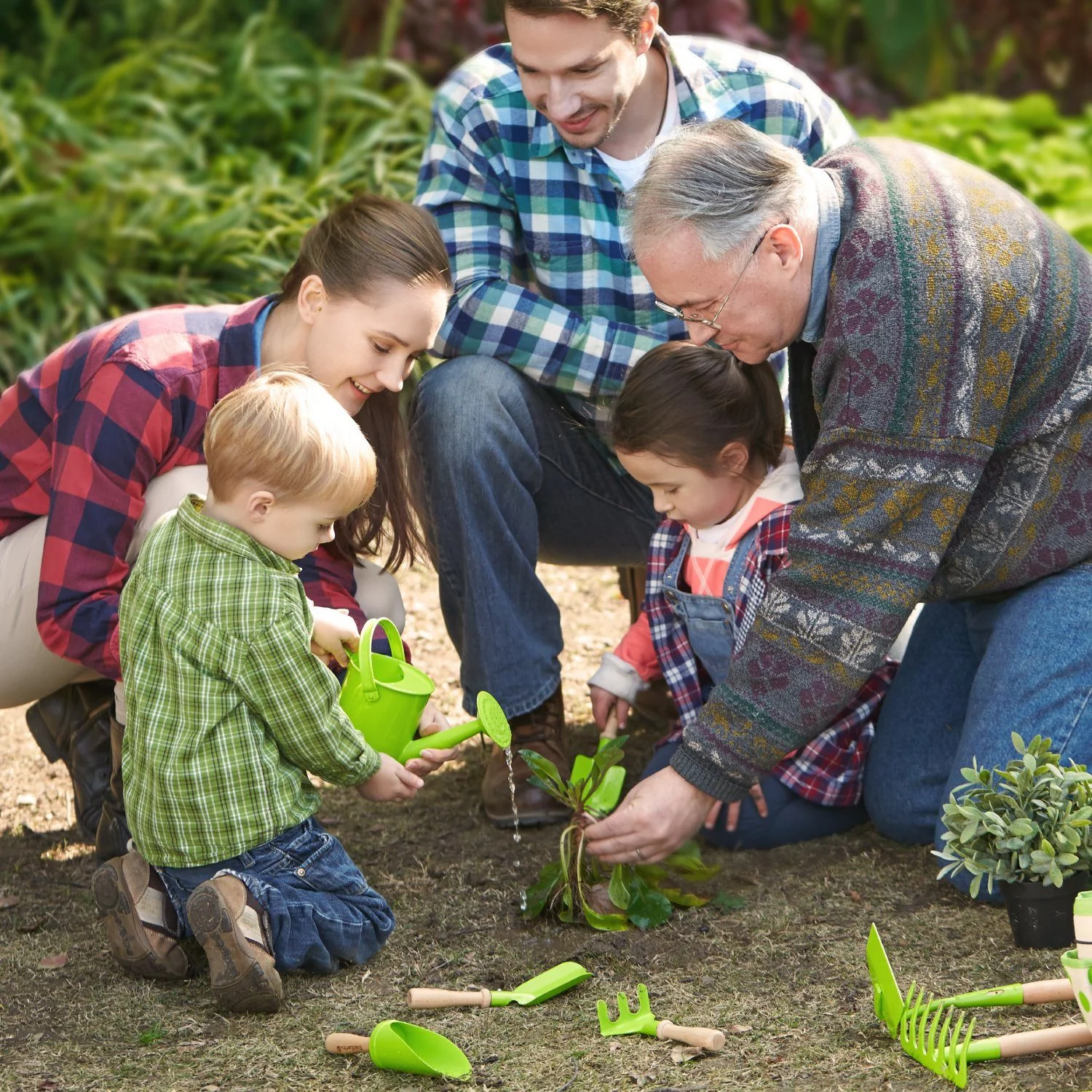 EVEREARTH Kinder Handschaufel Gartenspielzeug Sandkasten Garten
