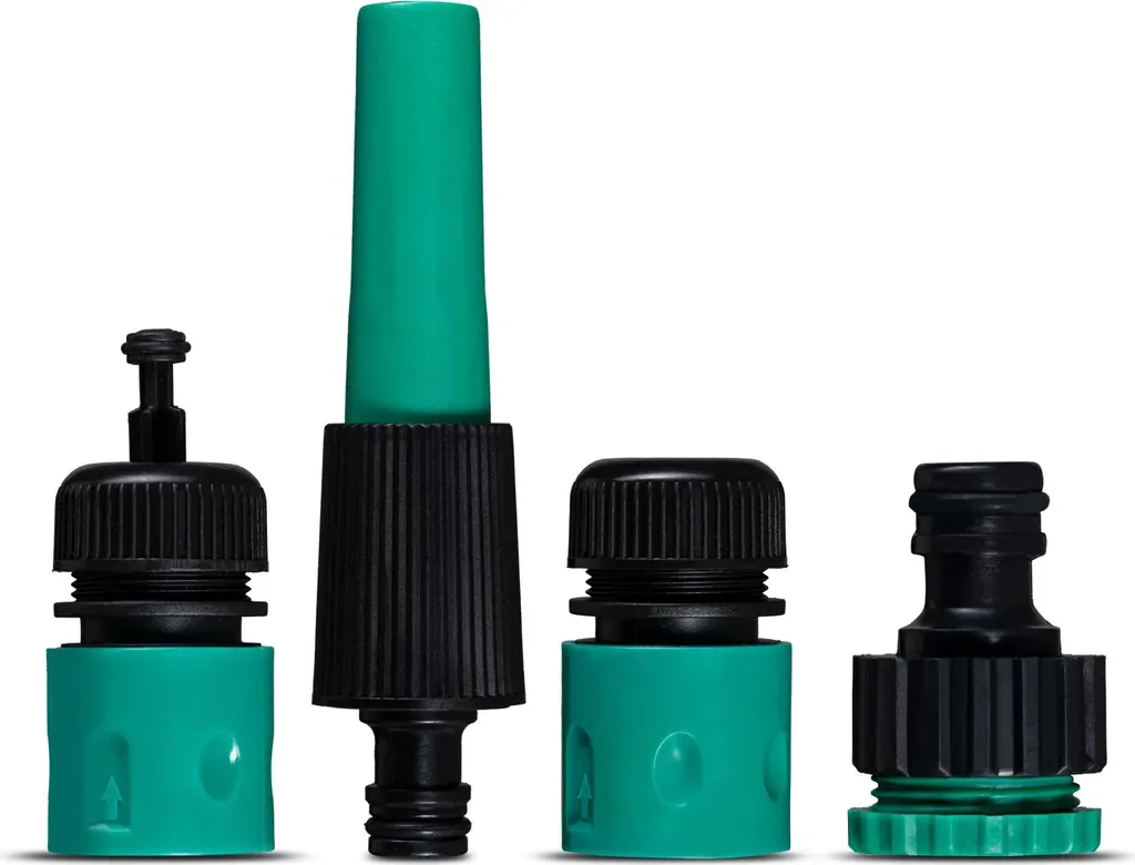 Grafner Gartenschlauch Anschlussset 1/2 Zoll 5-teilig mit Aquastop