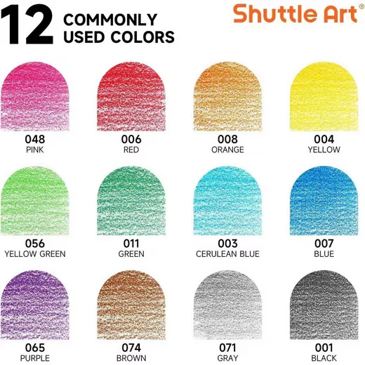 LUXUSKOLLEKTION Buntstift Buntstifte Kinder Holzstifte 12 Farben 12er Pack Schule 144