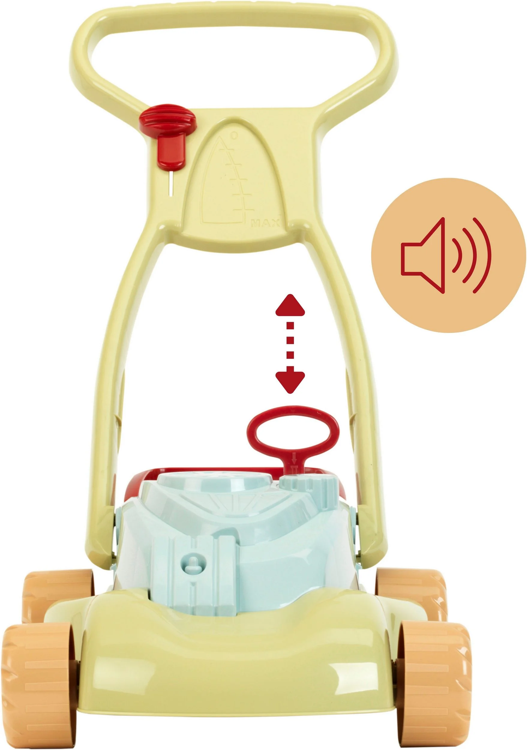 KLEIN Little Foot Kinderrasenmäher mit Grasfang Recyclingkunststoff