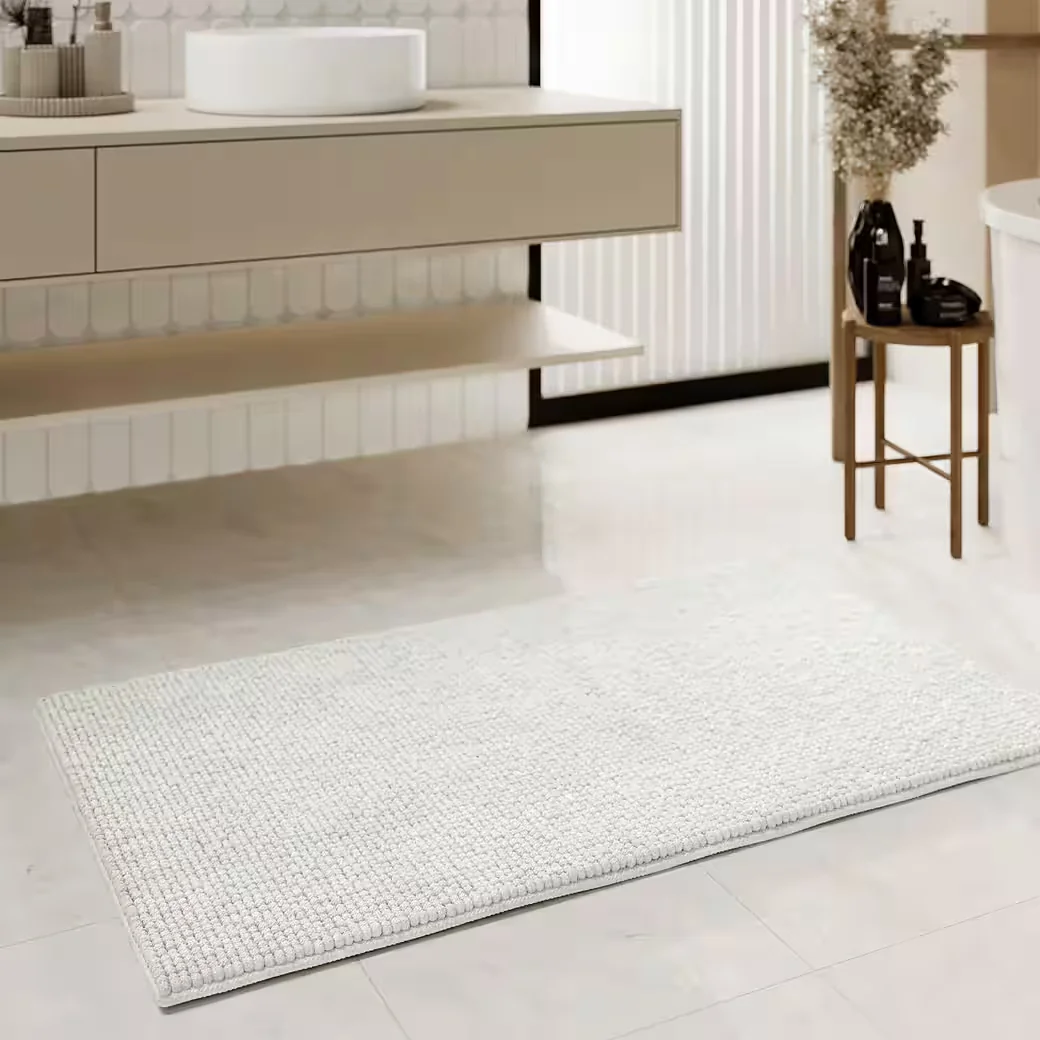 WECON HOME BASICS Balu Badematte Chenille, rutschfest, waschbar